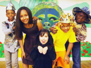 The lead performers in The Wiz.